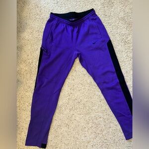 Purple Nike Sweat Pants Size Large
